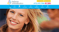 Desktop Screenshot of hebronorthodontics.com
